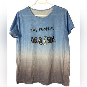 Ew People Cat Funny T-shirt